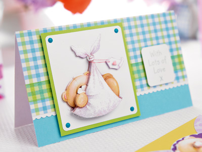 Forever Friends Decoupaged Bear Card Forever Friends Decoupaged Bear Card