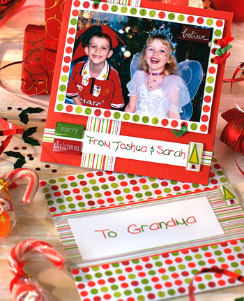 Christmas Children’s Scrapbook Layout Christmas Children’s Scrapbook Layout
