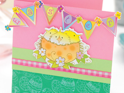 Three Little Chicks Easter Card Three Little Chicks Easter Card