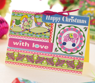 Vintage Toy Themed Christmas Card Vintage Toy Themed Christmas Card
