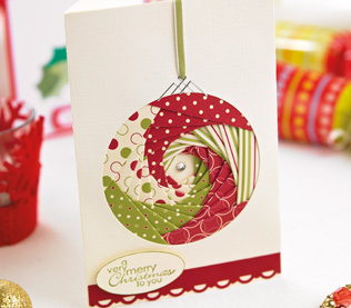 Iris Folding Christmas Bauble & Holly Cards Iris Folding Christmas Bauble & Holly Cards