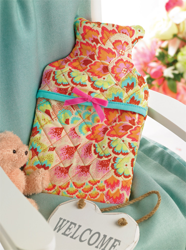Hot Water Bottle Cover Quilting Project Hot Water Bottle Cover Quilting Project