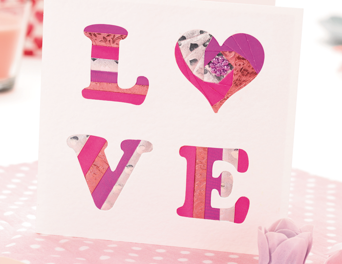 Romantic Love Iris Folding Card Romantic Love Iris Folding Card