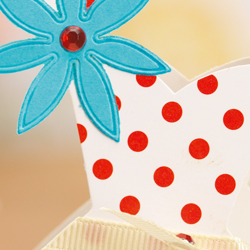 Retro Polka Dot Red Dress Card Retro Polka Dot Red Dress Card