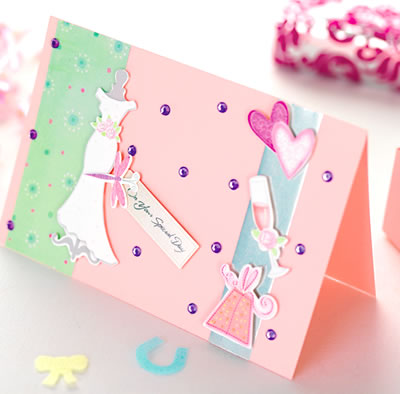 Wedding Dress Card Wedding Dress Card
