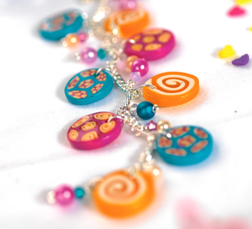 Polymer Clay Charm Necklace Polymer Clay Charm Necklace