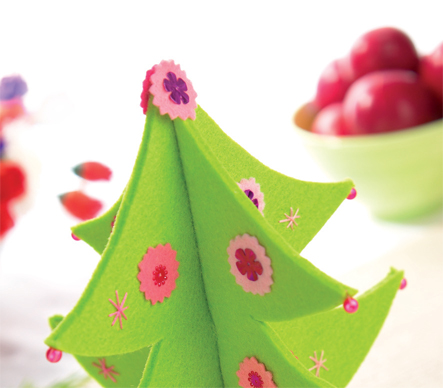 Stitched Felt Christmas Tree Home Dec Stitched Felt Christmas Tree Home Dec