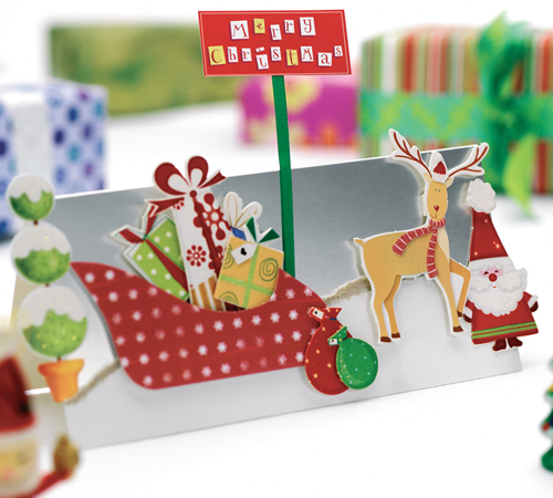 Children’s Christmas Sleigh Card Children’s Christmas Sleigh Card
