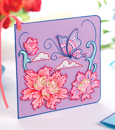 Oriental Inspired Painted Greeting Cards Oriental Inspired Painted Greeting Cards