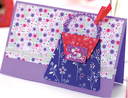 Bead Strap Handbag Card Bead Strap Handbag Card