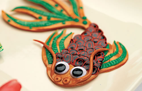 Polymer Clay Fish Magnet Polymer Clay Fish Magnet