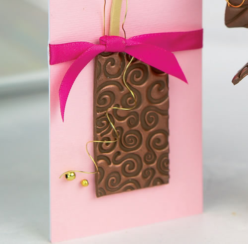 Polymer Clay Flower Card Embellishments Polymer Clay Flower Card Embellishments