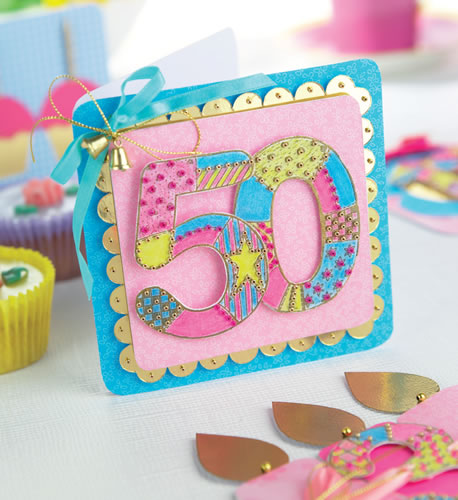 Embossed 3rd, 18th & 50th Birthday Cards Embossed 3rd, 18th & 50th Birthday Cards