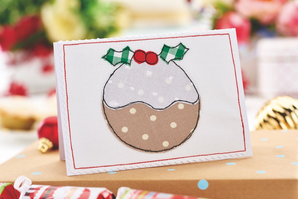 Fabric Appliqué Christmas Cards Fabric Appliqué Christmas Cards