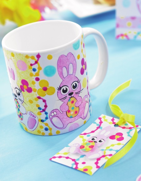 Easter China Painting Mug Tutorial Easter China Painting Mug Tutorial