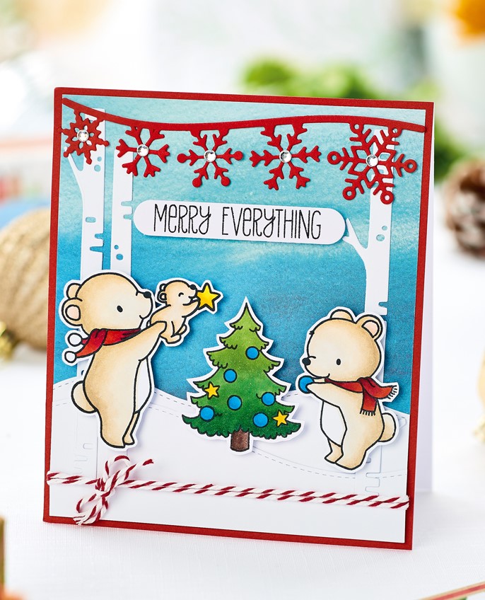 Bear Family Christmas Card Bear Family Christmas Card