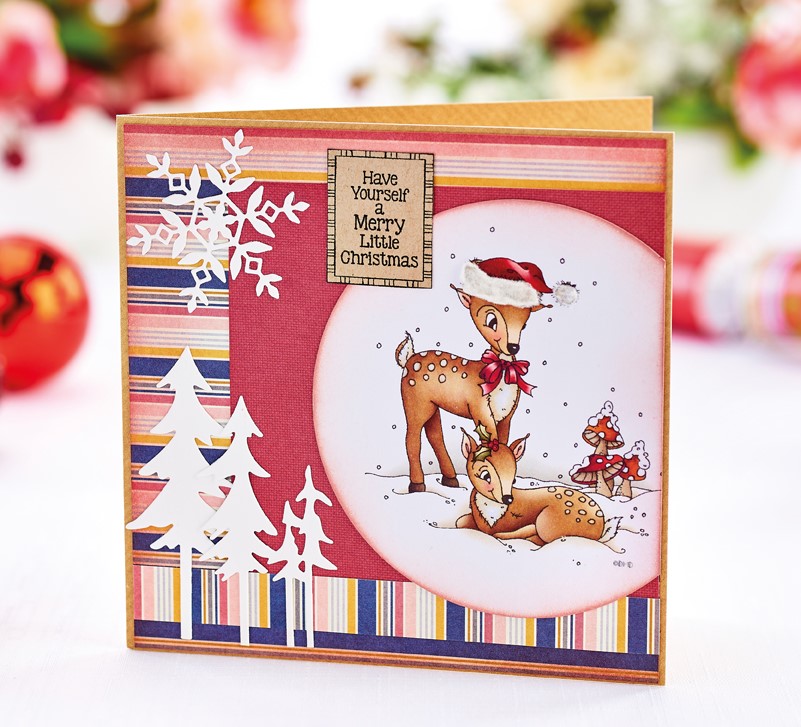 Dainty Deer Christmas Card Dainty Deer Christmas Card