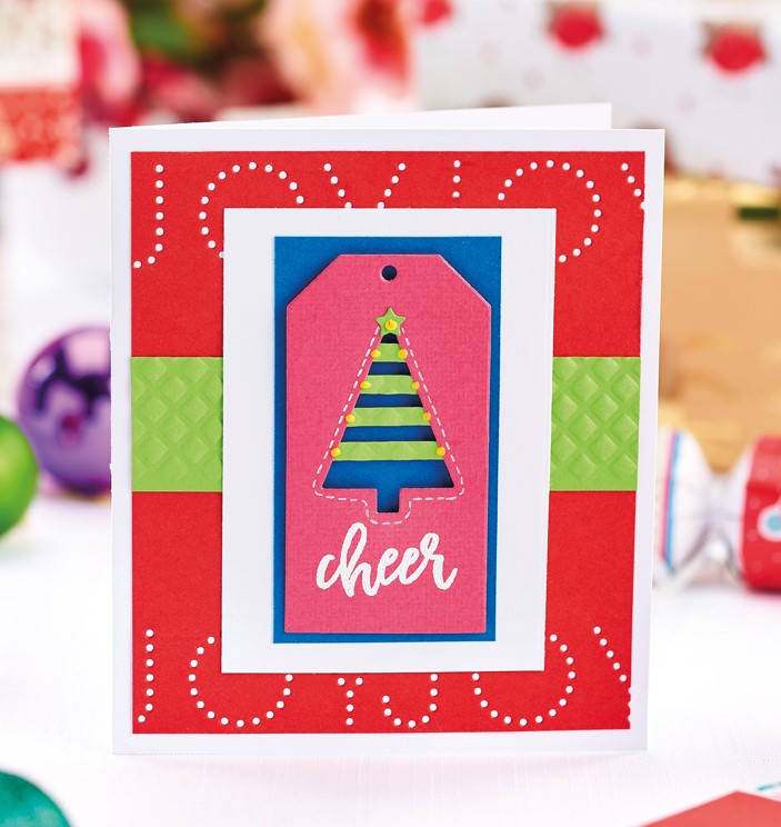 Contemporary Die-Cut Christmas Cards Contemporary Die-Cut Christmas Cards