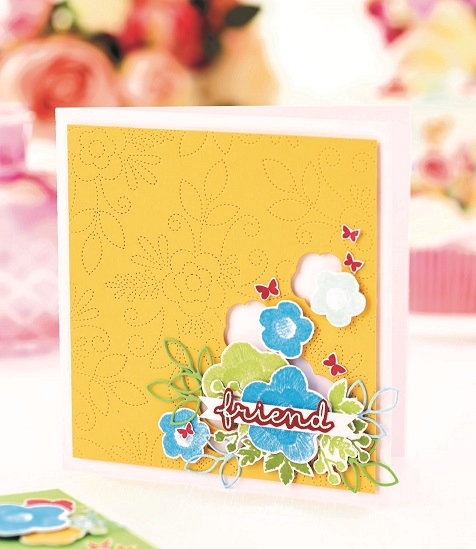 Embroidery-Effect Die-Cut Greetings Embroidery-Effect Die-Cut Greetings