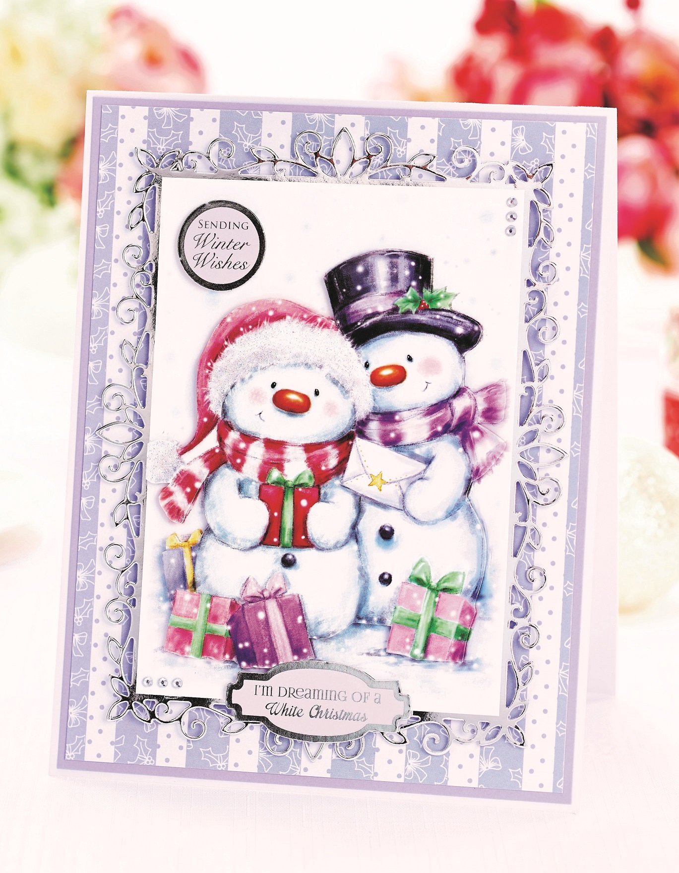 Jolly Christmas Snowmen Card Jolly Christmas Snowmen Card