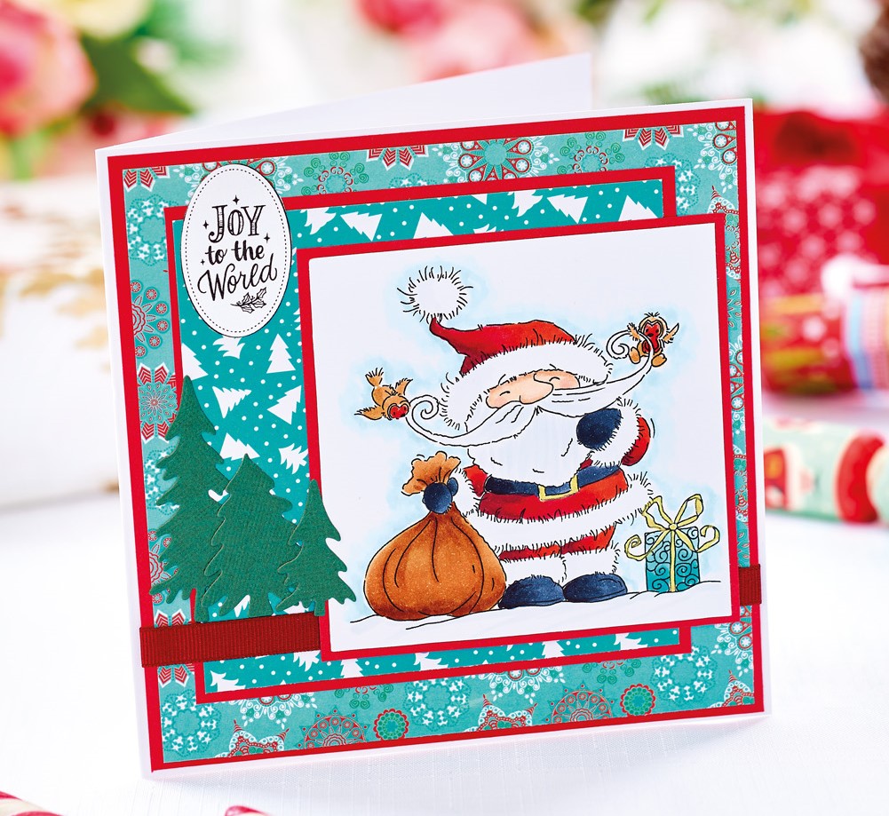 Easy Layered Snowman Christmas Card Easy Layered Snowman Christmas Card