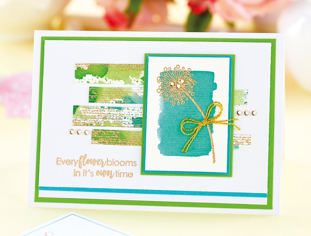 Easy Watercolour and Emboss Backgrounds Easy Watercolour and Emboss Backgrounds