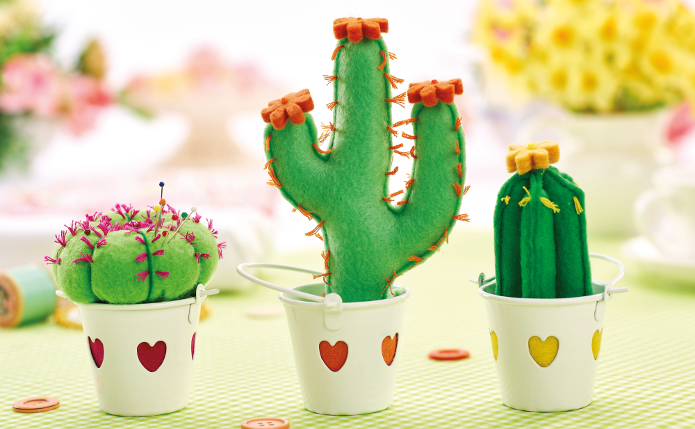 Felt Cactus Pincushions Felt Cactus Pincushions