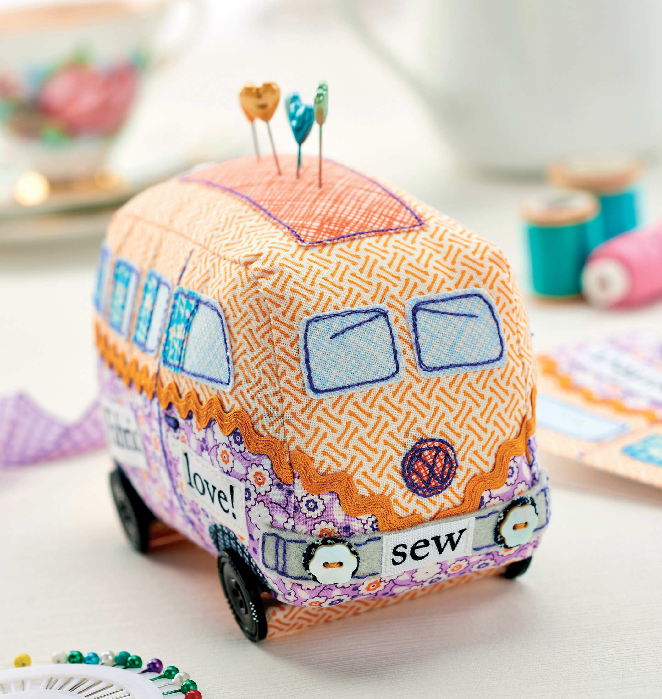 Campervan Pincushion Campervan Pincushion