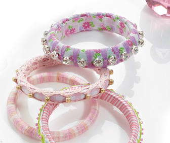 Candy Cane Gingham Bangle Candy Cane Gingham Bangle