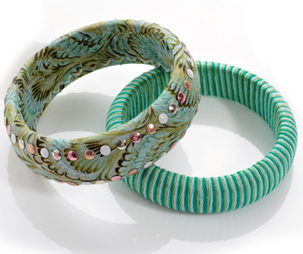 Candy Cane Green Bangle Candy Cane Green Bangle