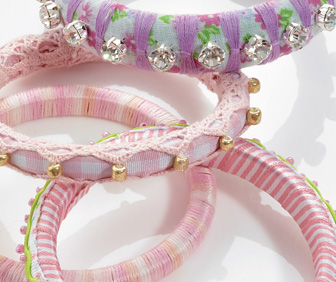 Candy Cane Pink Bangle Candy Cane Pink Bangle