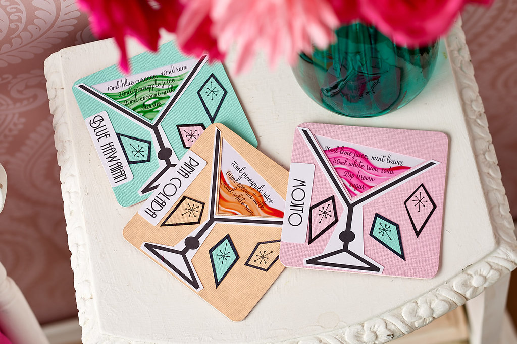 Cocktail Recipe Coasters Cocktail Recipe Coasters