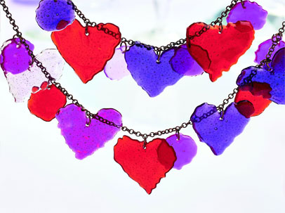 Colour Melt Crystal Necklace Colour Melt Crystal Necklace