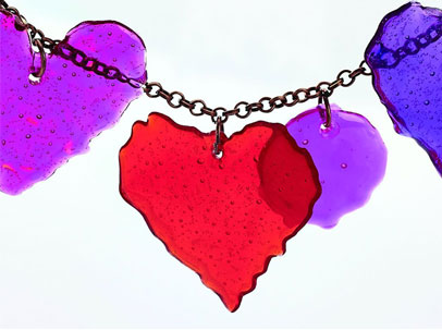 Colour Melt Crystal Pendants Colour Melt Crystal Pendants