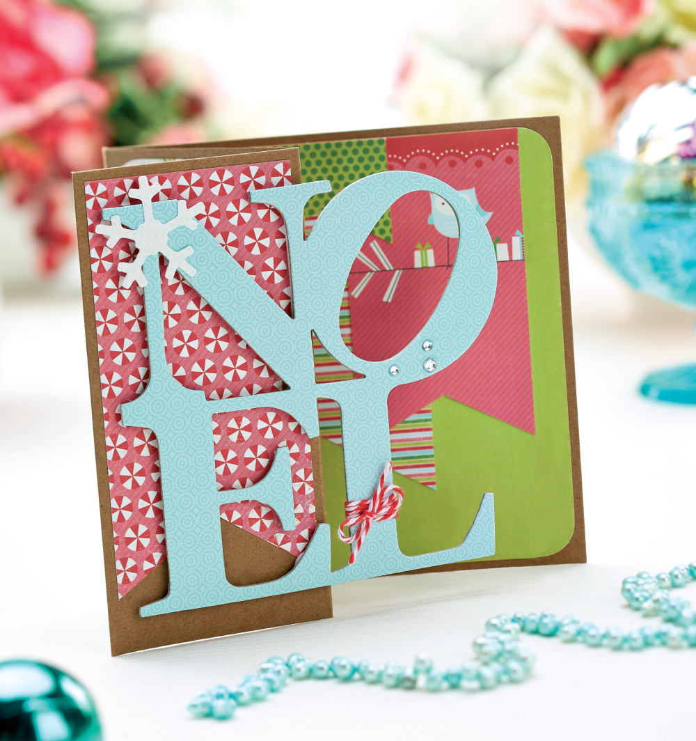 Die-Cut Noel Christmas Cards Die-Cut Noel Christmas Cards