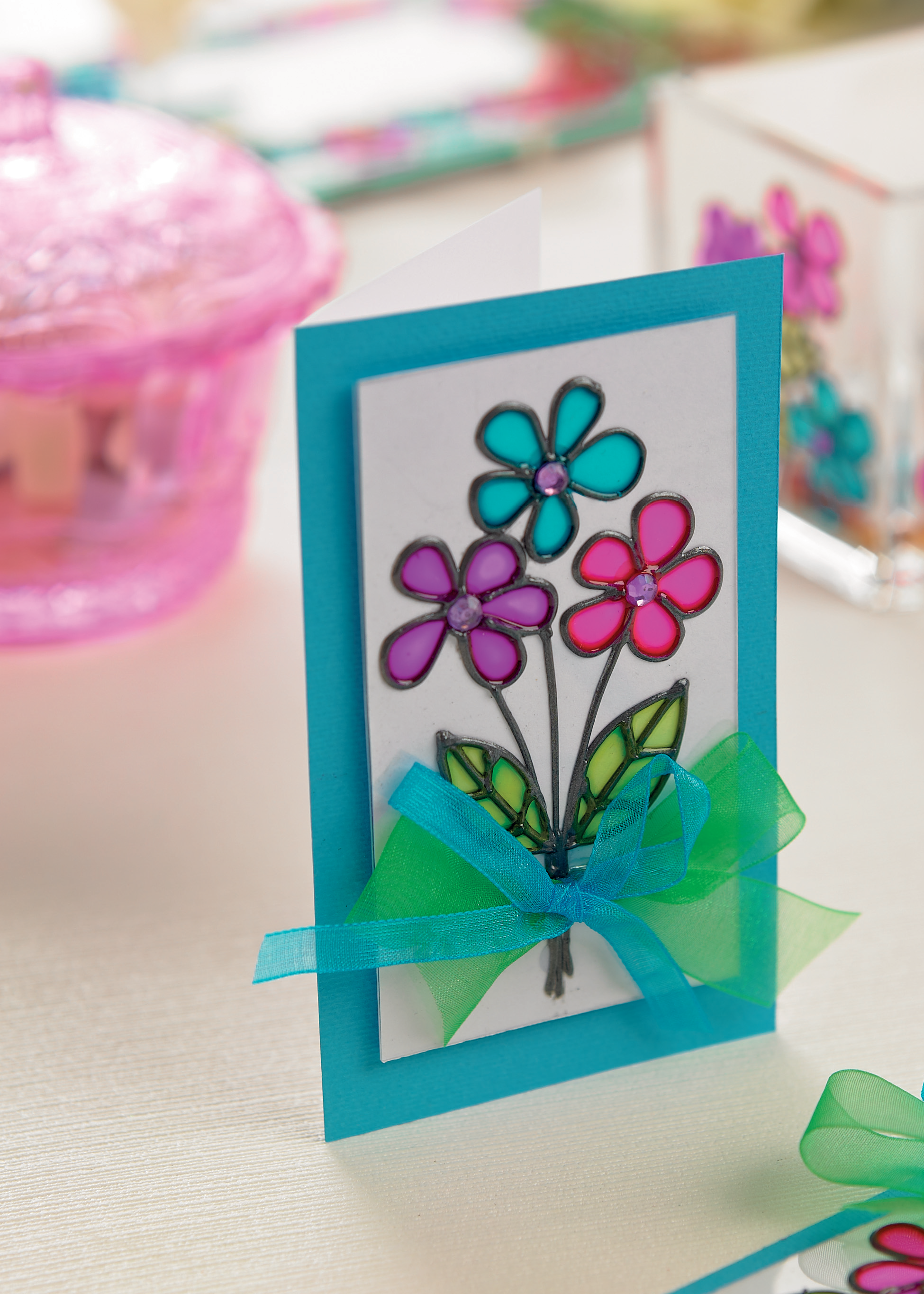 Floral Painted Glass Gifts Floral Painted Glass Gifts