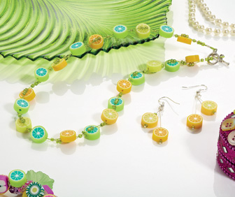 Fruit Fusion Fruit Slice Necklace Fruit Fusion Fruit Slice Necklace