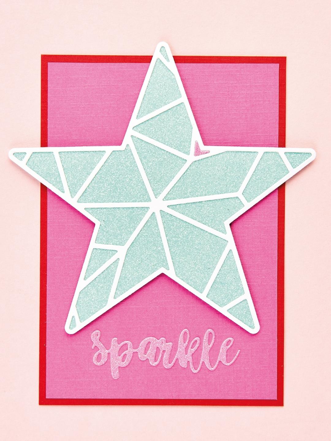 Geometric Die-Cut Star Cards Geometric Die-Cut Star Cards