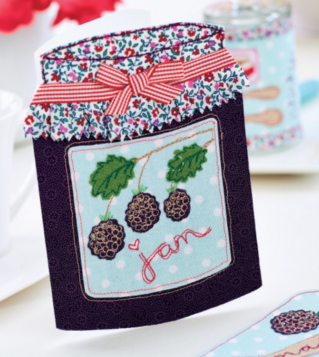 Berry Jam Fabric Card Berry Jam Fabric Card