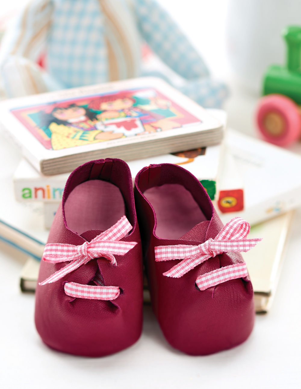 Leather Baby Bootees Leather Baby Bootees