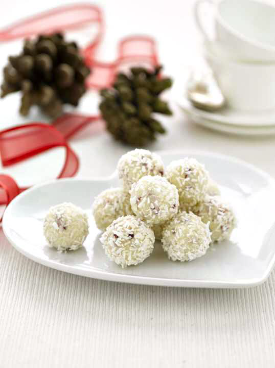 Lemon, Coconut & White Chocolate Truffles Lemon, Coconut & White Chocolate Truffles