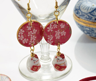 Lucky Cat Earrings Lucky Cat Earrings