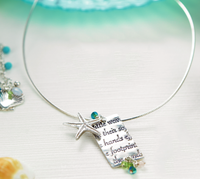 Metal Clay Starfish Pendant Metal Clay Starfish Pendant