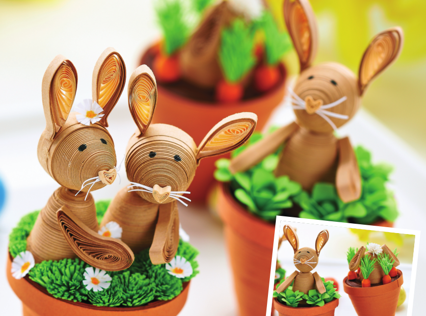Mini Quilled Bunnies Mini Quilled Bunnies