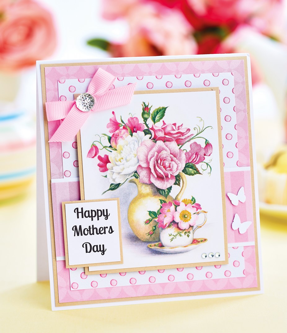 Easy Layered Mother’s Day Card Easy Layered Mother’s Day Card