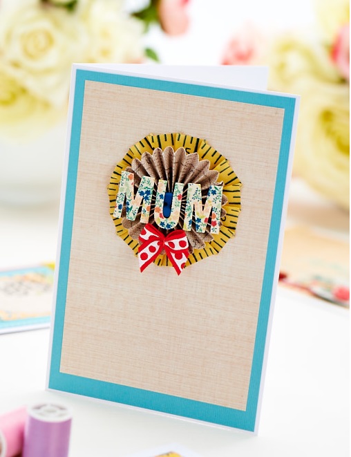 Simple Washi Tape Rosette Mother’s Day Card Simple Washi Tape Rosette Mother’s Day Card