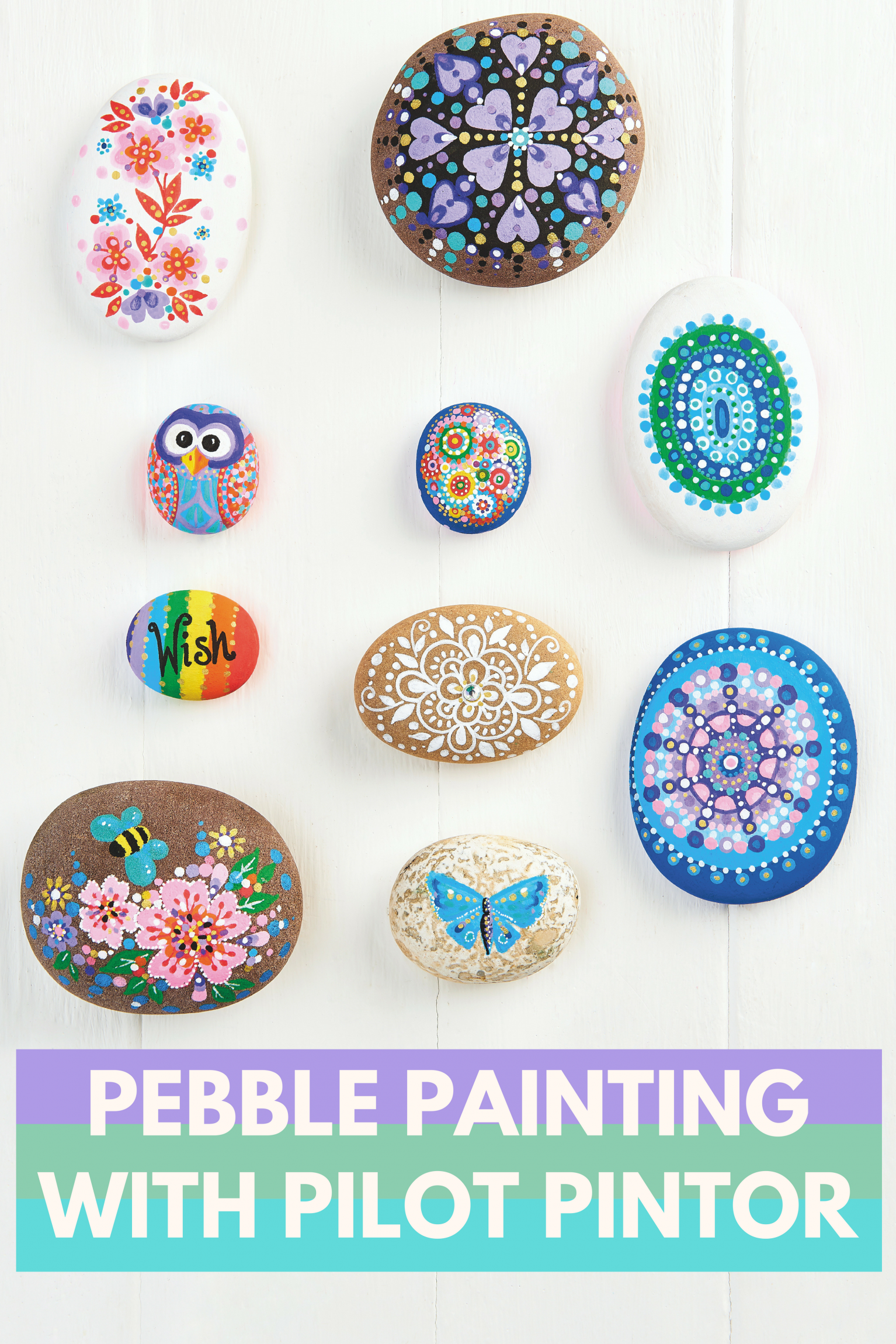 Pebble Painting With Pilot Pintor Pebble Painting With Pilot Pintor