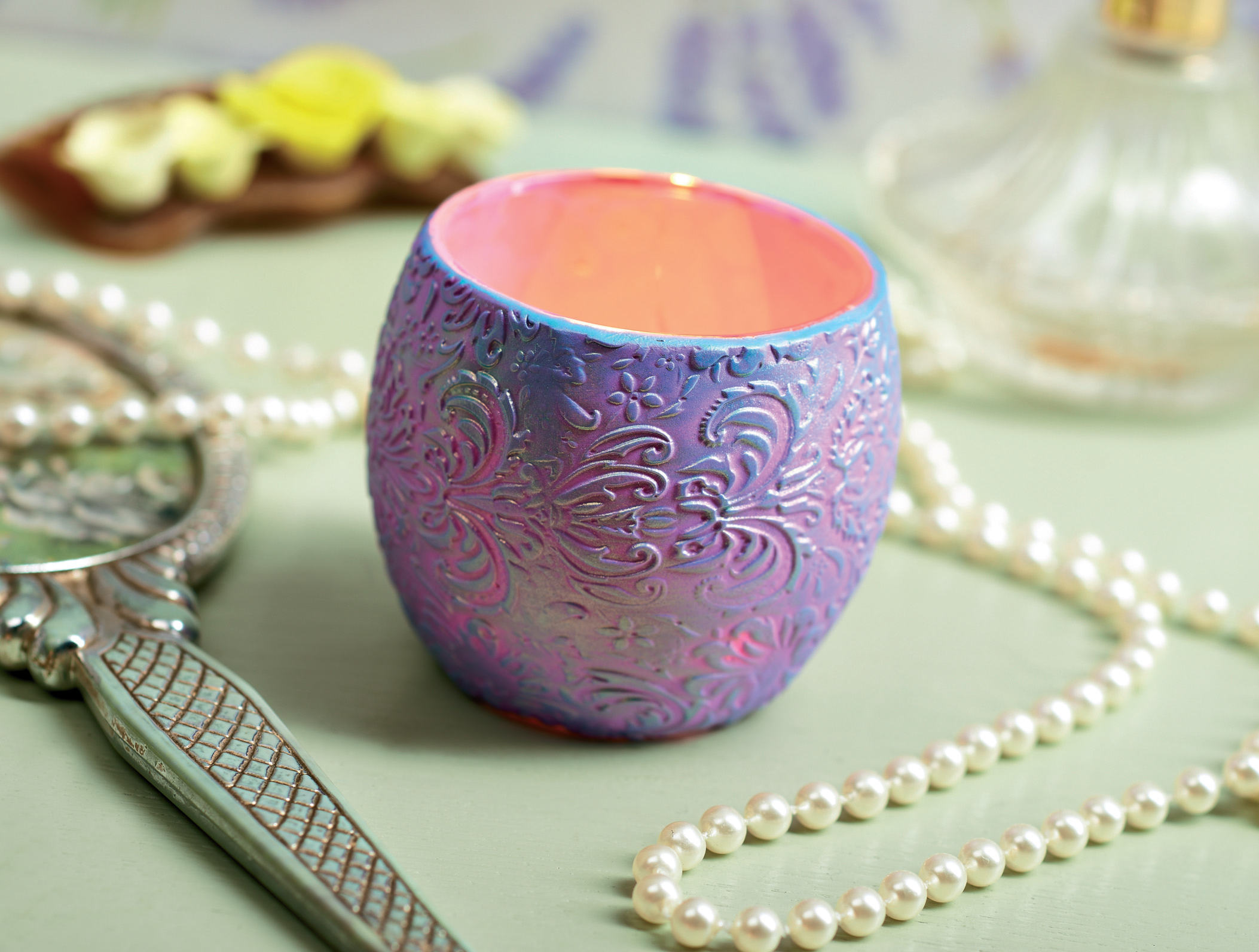 Polymer Clay Votive Polymer Clay Votive