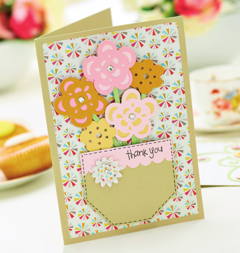 Punched Flowers Card Project Punched Flowers Card Project