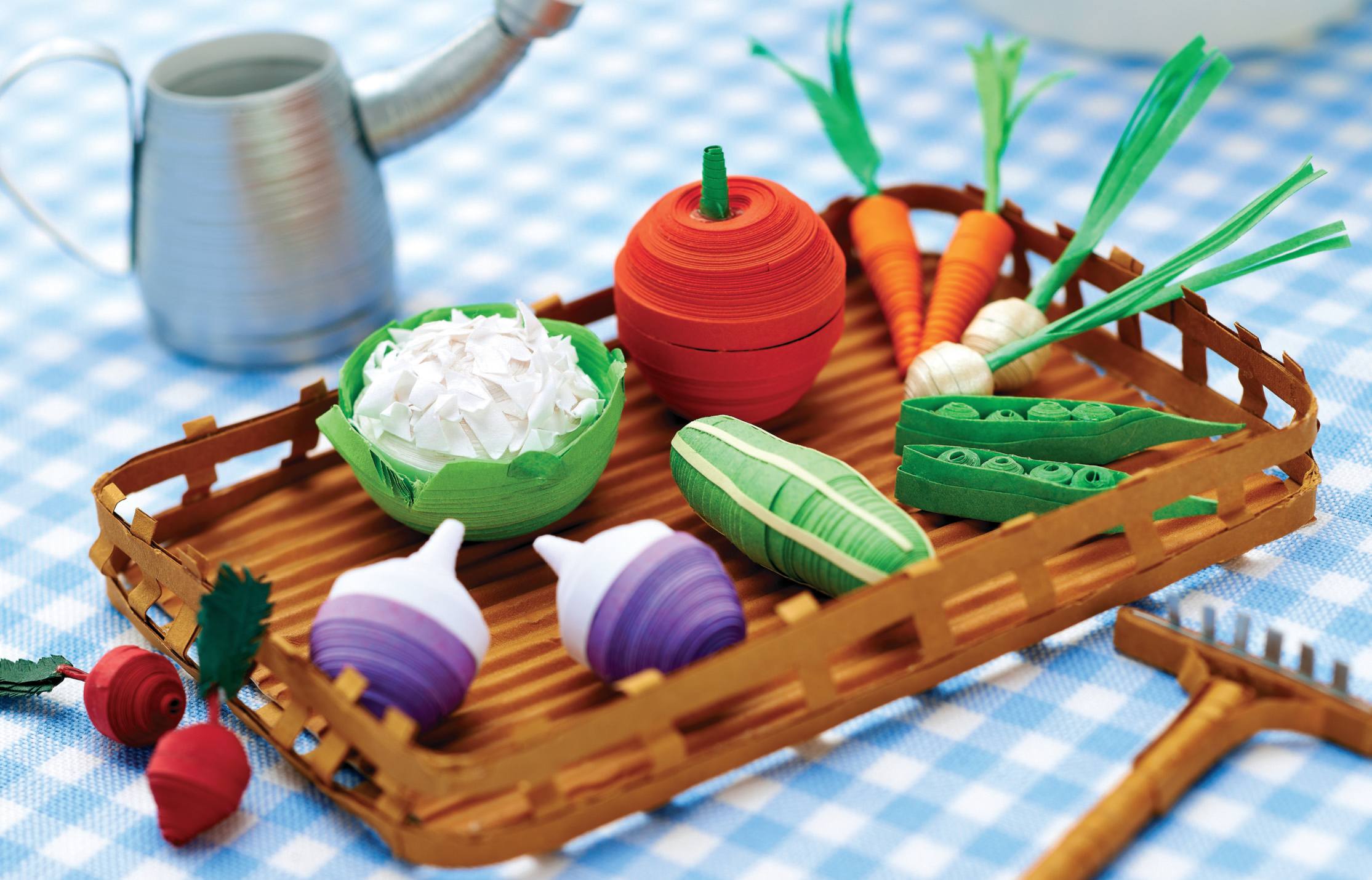Quilled Vegetables Quilled Vegetables
